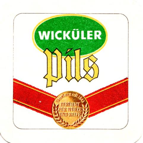 wuppertal w-nw wick pils qu 1a (180-u sticker berhmt-braun)